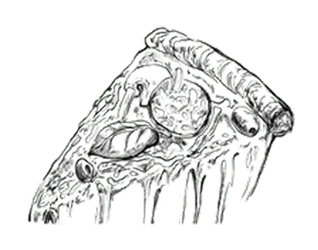 ピザのイラスト